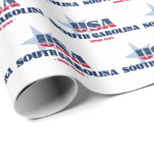 サウスカロライナ星とストライプ州 ラッピングペーパー (ロールコーナー)
