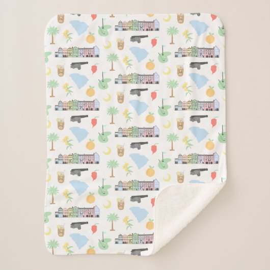 サウスカロライナ毛布 シェルパブランケット (正面)