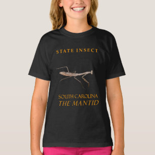 サウスカロライナ準州の昆虫 カマキリ Tシャツ
