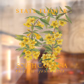 サウスカロライナ準州の花 キイロジャスミン ウィンドウサイン (シート2)