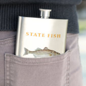 サウスカロライナ準州の魚 ロックフィッシュ フラスク (インサイチュ)