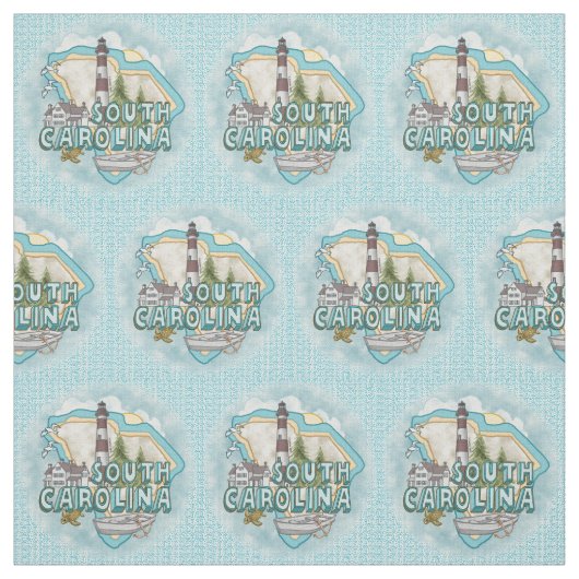 サウスカロライナ灯台 ファブリック (見本)