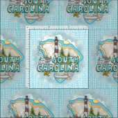 サウスカロライナ灯台 ファブリック (タイル)