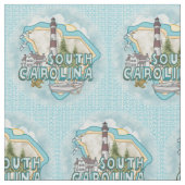 サウスカロライナ灯台 ファブリック (クローズアップ)