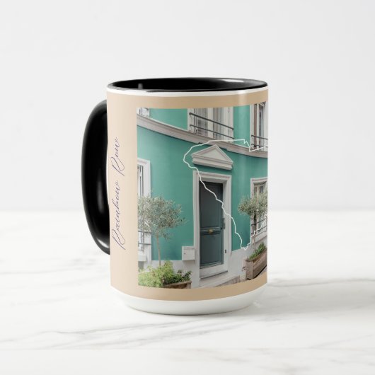 サウスカロライナ虹の行のパーソナライズされたマグカップ マグカップ (正面左)