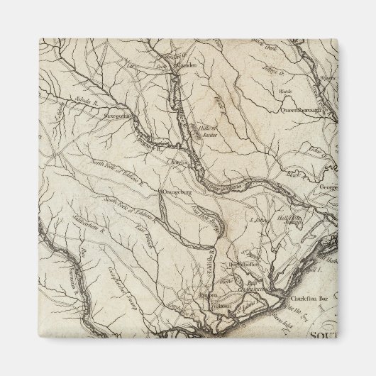 サウスカロライナ4 マグネット (正面)