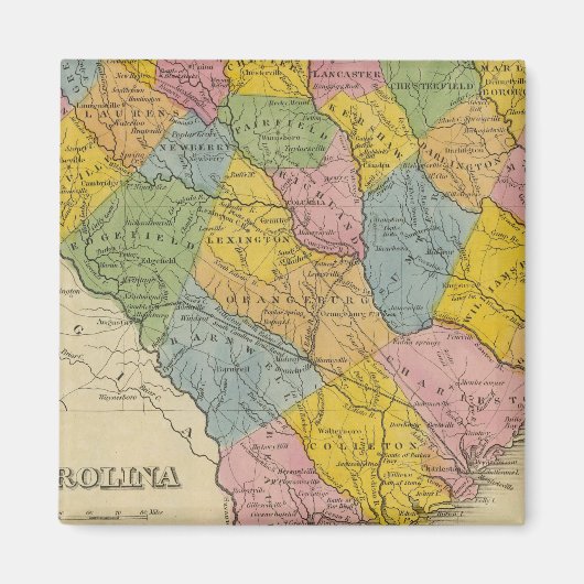 サウスカロライナ9 マグネット (正面)