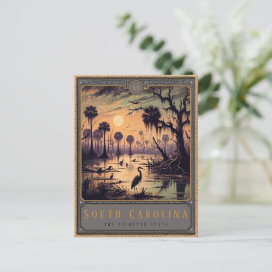 サウスカロライナ |ゴシック様式の絵葉書 ポストカード (スタンド正面)