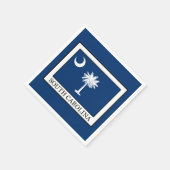 サウスカロライナ スタンダードカクテルナプキン (角)