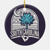 サウスカロライナ セラミックオーナメント (裏面)