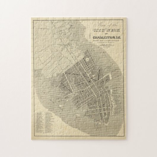 サウスカロライナ，チャールストン ジグソーパズル (縦)