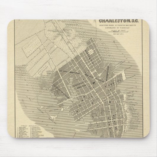サウスカロライナ,チャールストン マウスパッド (正面)