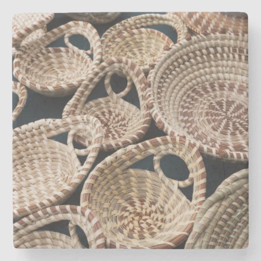 サウスカロライナ、チャールストン、マーケットホール ストーンコースター (正面)