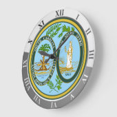 サウスカロライナ ラージ壁時計 (傾斜)