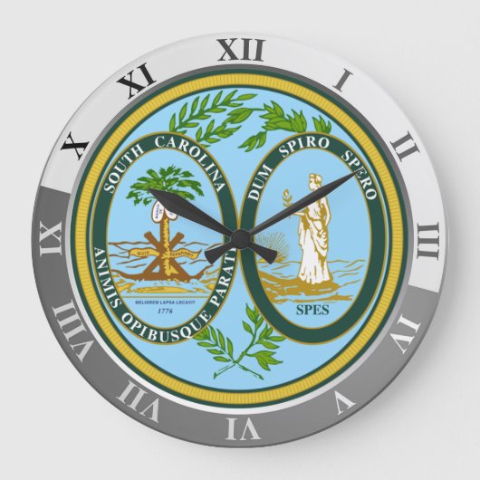 サウスカロライナ ラージ壁時計 (正面)