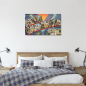 サウスカロライナ(州首都/花) キャンバスプリント (インサイチュ (寝室))