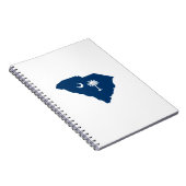 サウスカロライナ（青と白） ノートブック (右側)