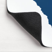 サウスカロライナ（青と白） マウスパッド (コーナー)