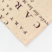 サウスカロライナ(1690年)のヴィンテージの地図 フリースブランケット (角)