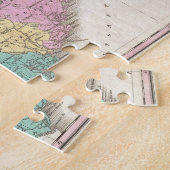 サウスカロライナ(1827年)のヴィンテージの地図 ジグソーパズル (側面)