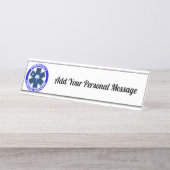 サウスカロライナEMSスターオブライフ デスクネームプレート (正面)