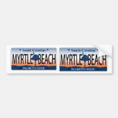 サウスカロライナMyrtle Beachの日の出のナンバープレート バンパーステッカー (正面)