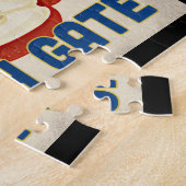 サウスゲートカリフォルニアアップル – ヴィンテージ旅行 ジグソーパズル (側面)