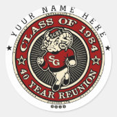 サウスゲート高校ラムゼイRndステッカー6または20 ラウンドシール (正面)