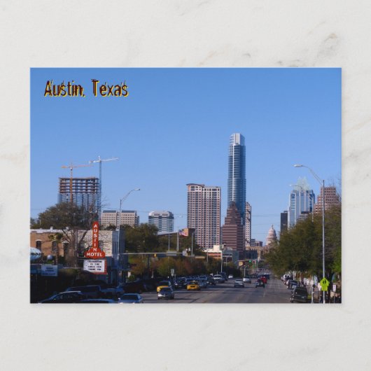 サウスコングレスからのダウンタウン ポストカード (正面)