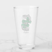 サウスサイドサーペントの図 タンブラーグラス (裏面)