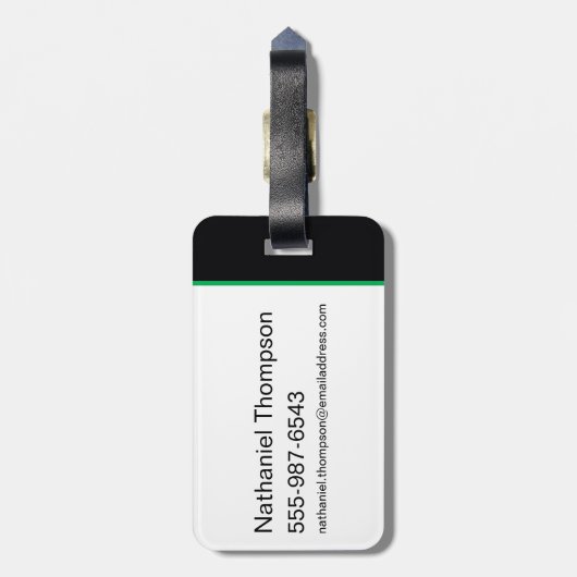 サウスサイドサーペントの図 ラゲッジタグ (裏面縦)