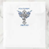 サウスサイドライダー3"ステッカー ラウンドシール (バッグ)