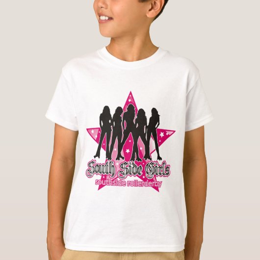 サウスサイドローラーダービーキッズTシャツ Tシャツ (正面)