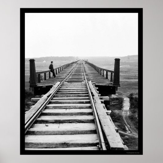 サウスサイド鉄道のハイブリッジ1865 ポスター (正面)