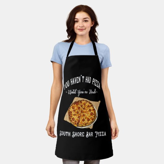 サウスショアバーピザ エプロン (着用した状態)