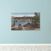 サウスショアビューオブ大きい石ベイ キャンバスプリント (インサイチュ (ウッドフロア))