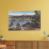 サウスショアビューオブ大きい石ベイ キャンバスプリント (インサイチュ (リビング))