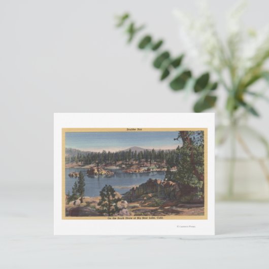 サウスショアビューオブ大きい石ベイ ポストカード (スタンド正面)