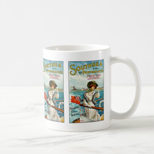 サウスシーとポーツマスのコーヒーマグ コーヒーマグカップ (右)