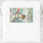 サウスシーとポーツマス 長方形シール (バッグ)