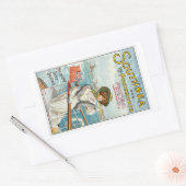 サウスシーとポーツマス 長方形シール (封筒)