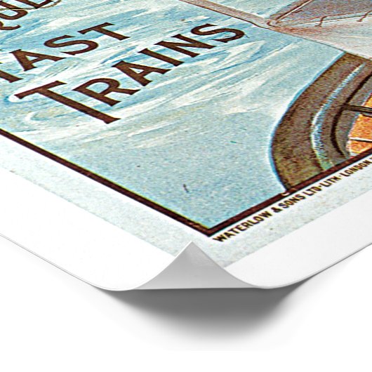 サウスシーポーツマスのヴィンテージ旅行ポスター ポスター (角)