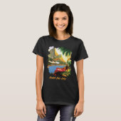 サウスシー諸島トロピカルアイランド旅行 Tシャツ (正面フル)