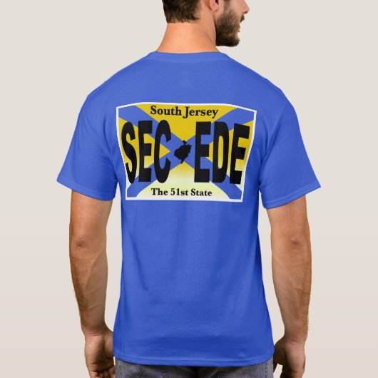 サウスジャージーセクション運動Tシャツ Tシャツ (裏面)