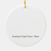 サウススタックライトハウスウェールズ。 セラミックオーナメント (裏面)