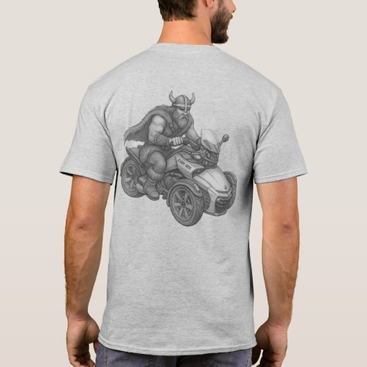サウスセントラルミネソタ支部 – スパイダーバイキング Tシャツ (裏面)