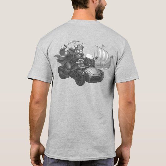 サウスセントラルミネソタ支部 - Spyder Viking 3 Tシャツ (裏面)