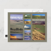 サウスダウンズのはがき ポストカード (正面/裏面)