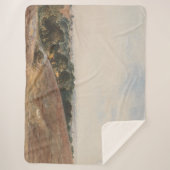 サウスダウンズのビュー – John Martin シェルパブランケット (正面)