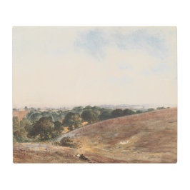 サウスダウンズのビュー – John Martin メタルプリント